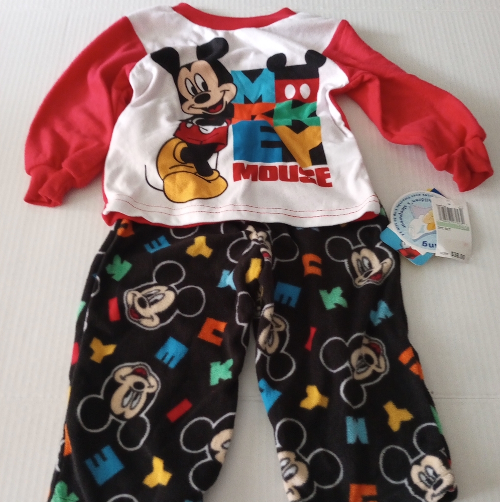 New with tags Mickey mouse sleeper 18 months